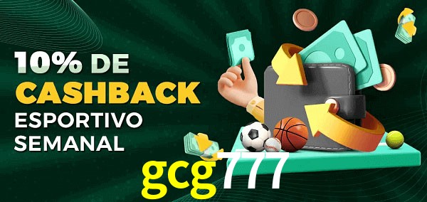 10% de bônus de cashback na gcg777